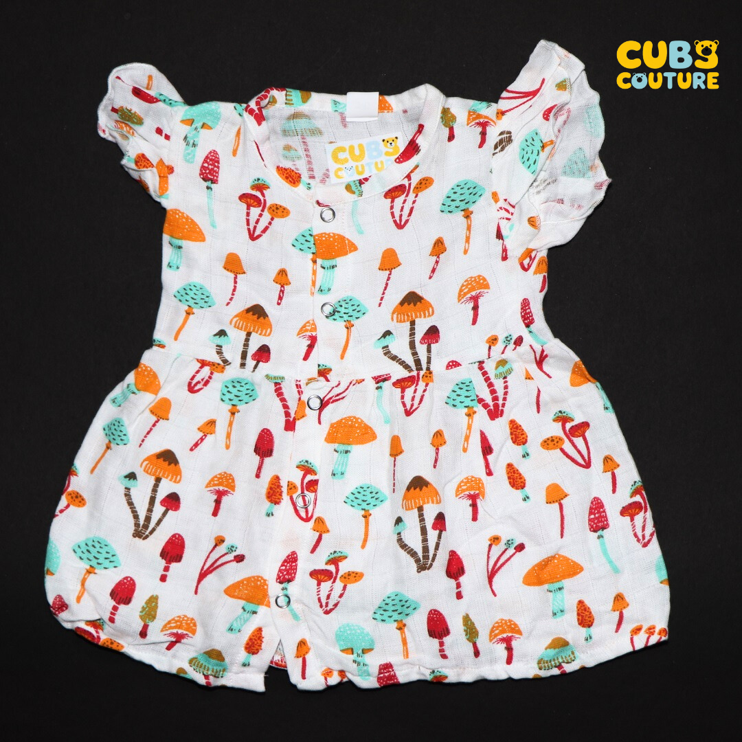 Muslin Frill Frocks - Jelly Fish