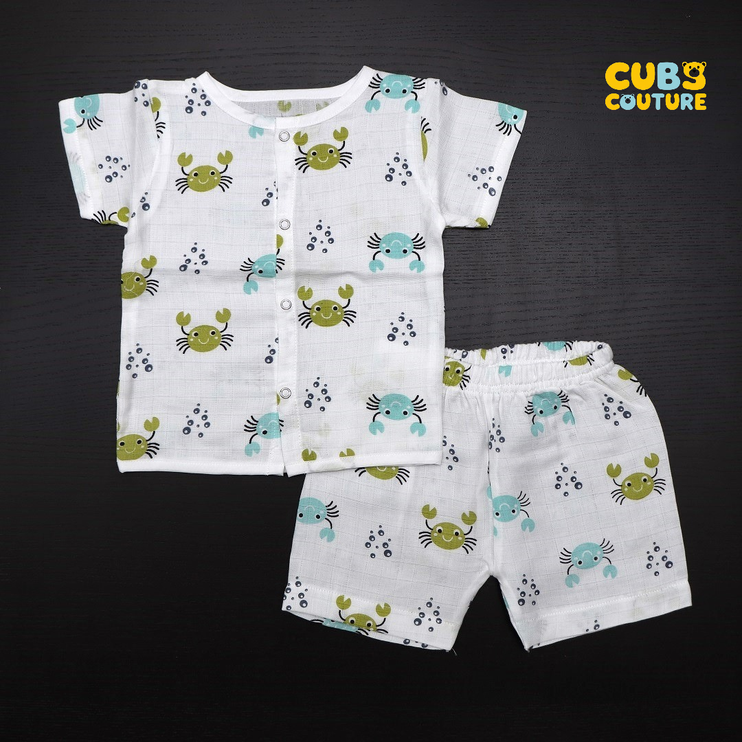 Crabs Muslin Co-ords Set
