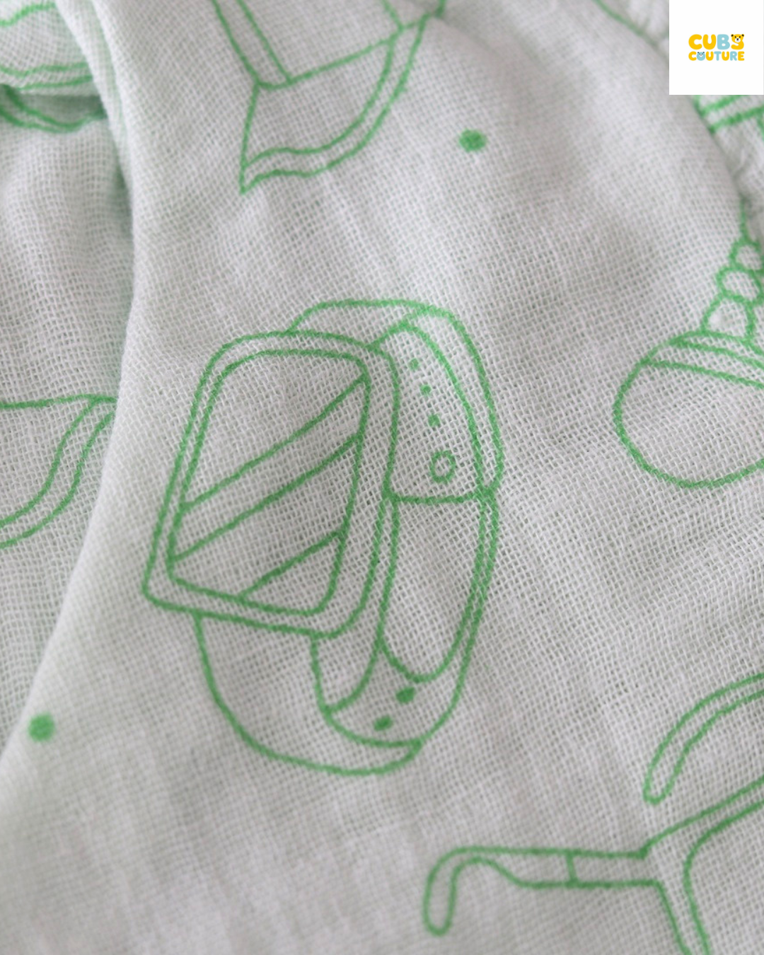 Pastel Green - Muslin Frock