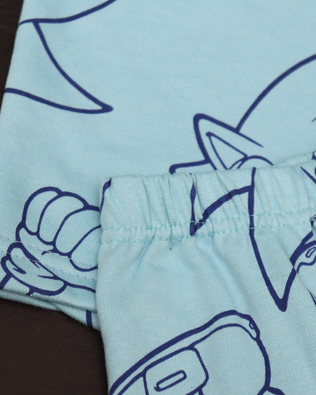 Sky Blue Sonic Full Sleeve Co-ords Set