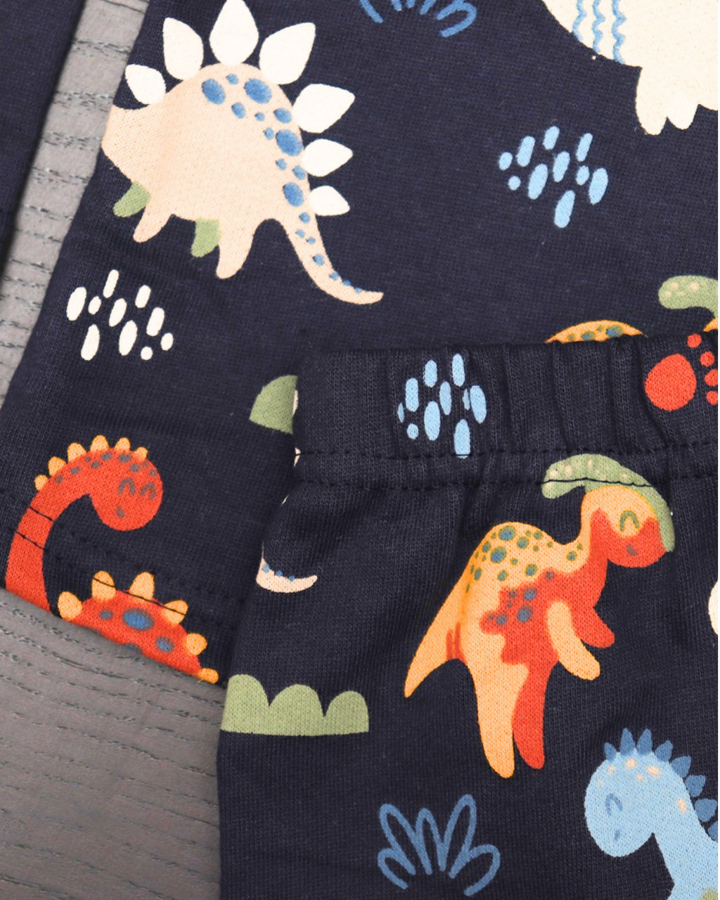 Navy Blue Dino Full Sleeve Co-ords Set