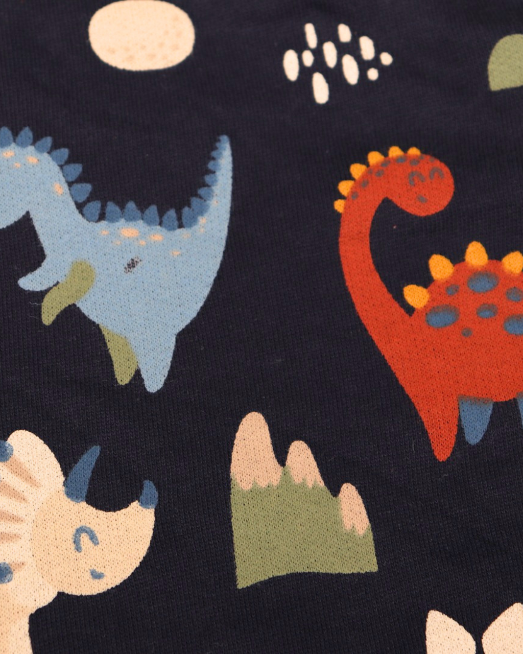 Navy Blue Dino Full Sleeve Co-ords Set