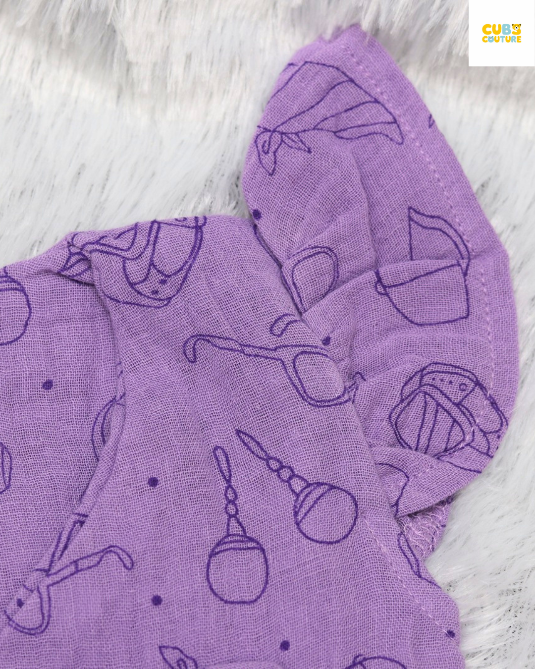 Lavender - Muslin Frock