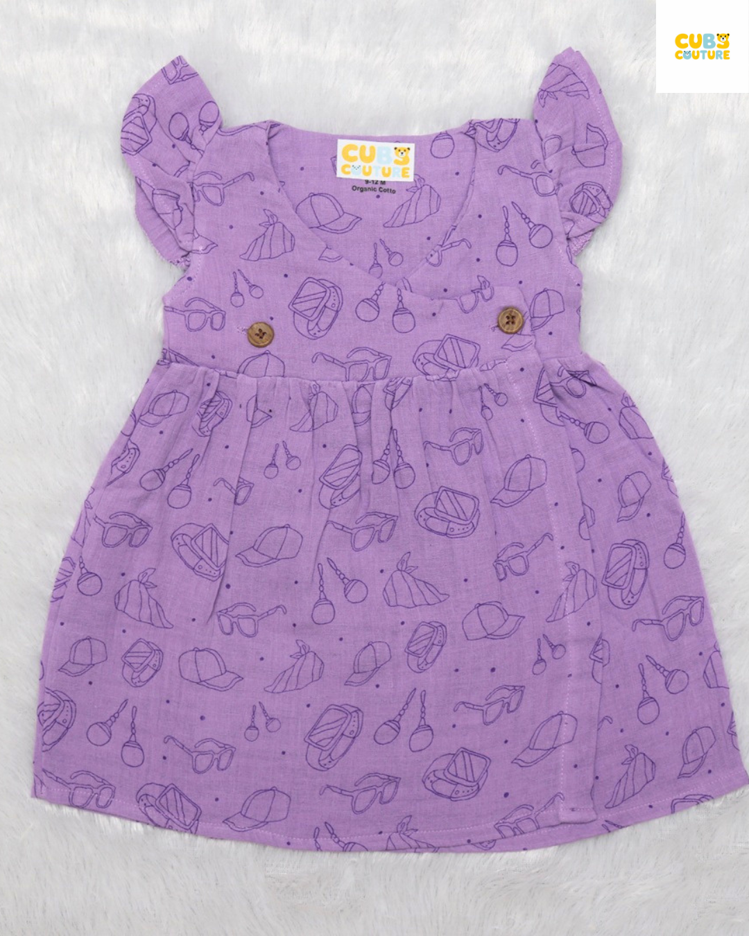 Lavender - Muslin Frock