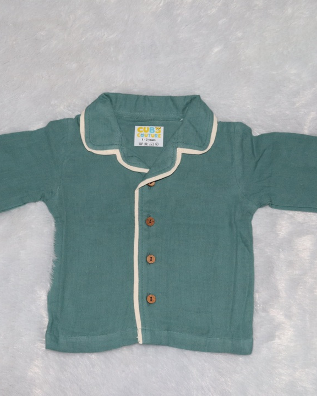 Muslin Nightsuit - Teal
