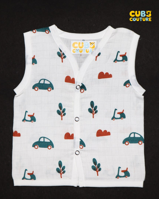 Muslin Jabla - Cars