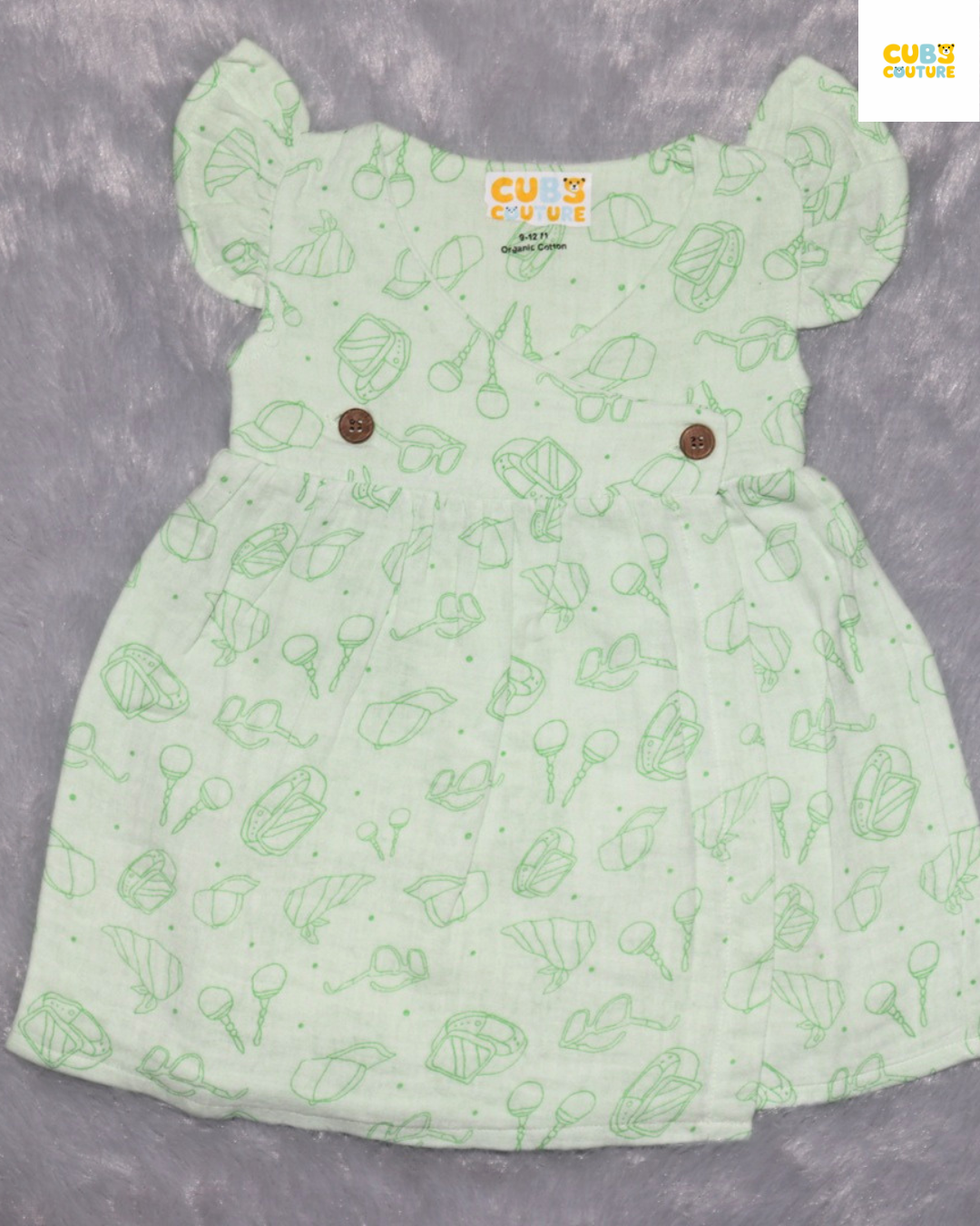 Pastel Green - Muslin Frock