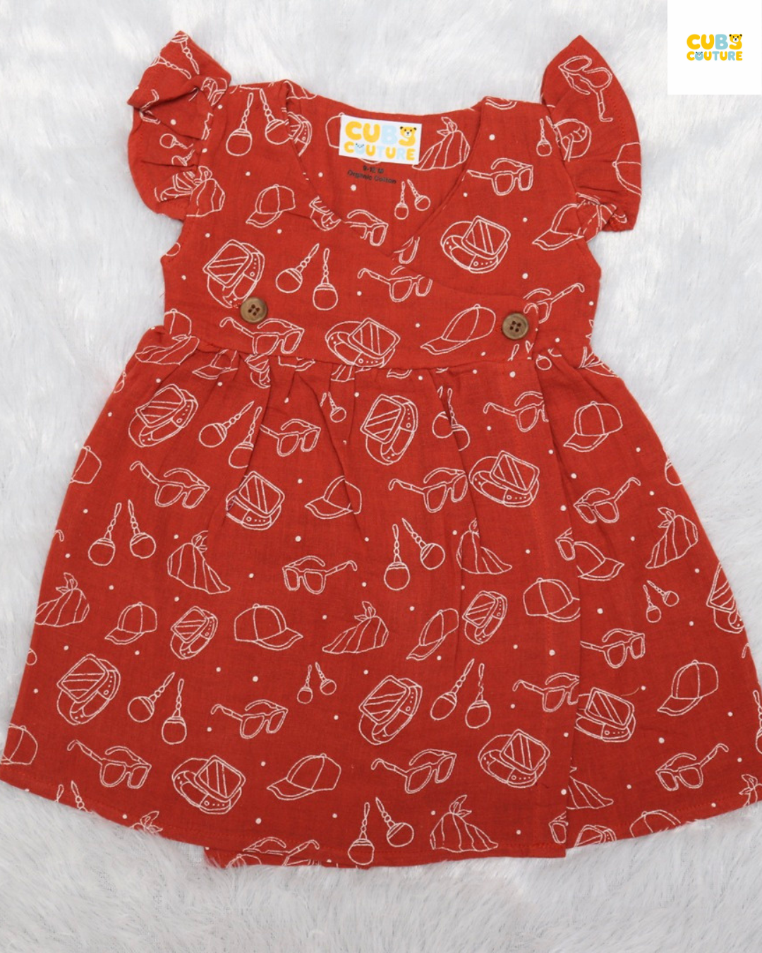 Honey Brown - Muslin Frock