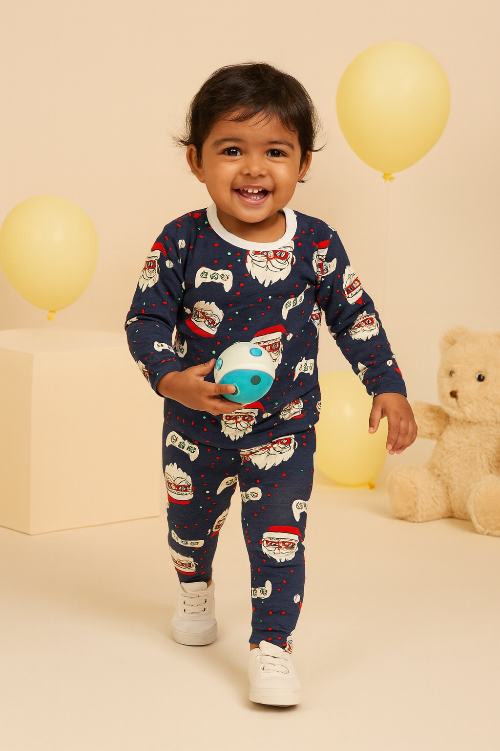 Navy Blue Santa Co-Ords