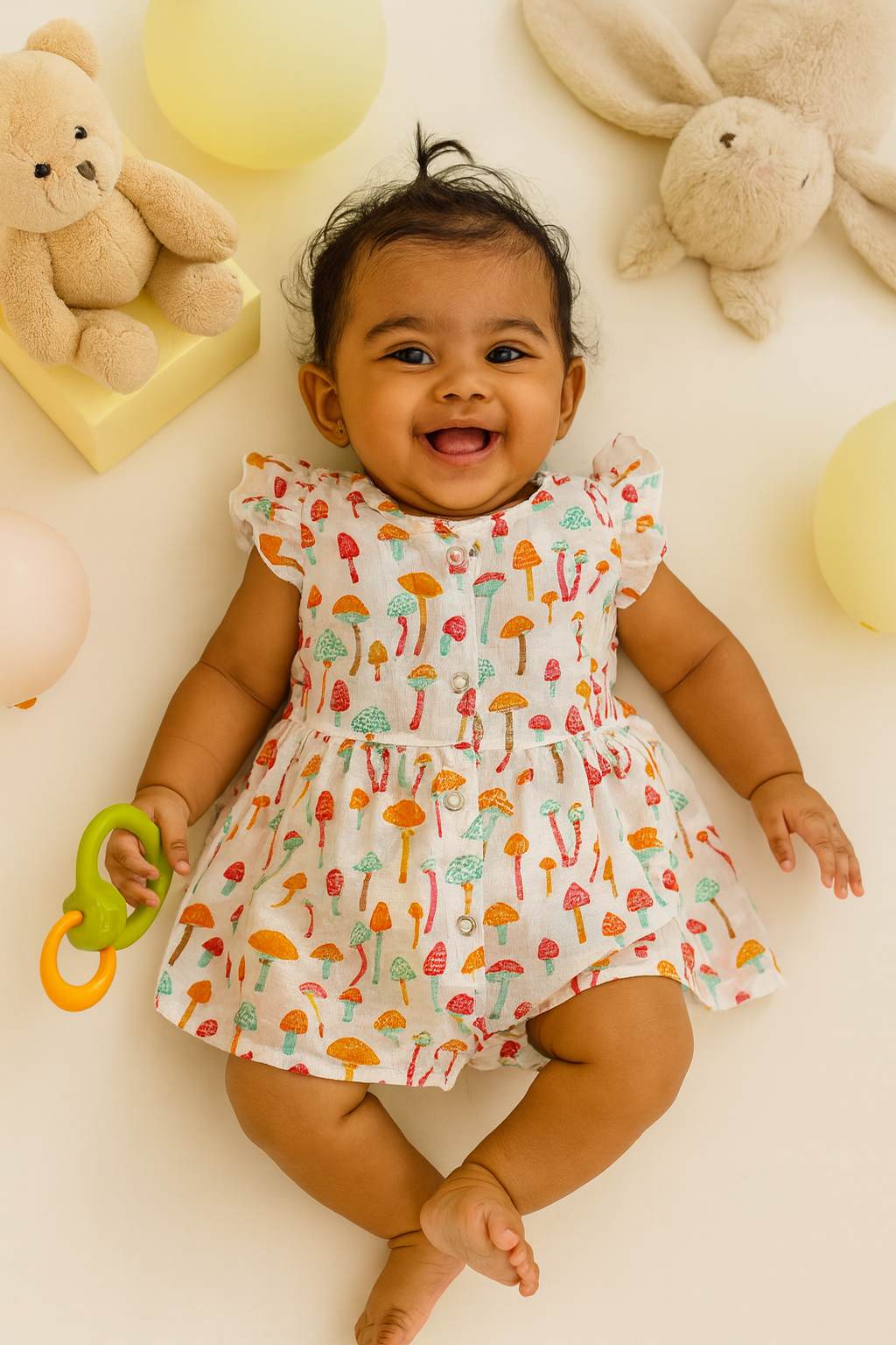 Muslin Frill Frocks - Jelly Fish