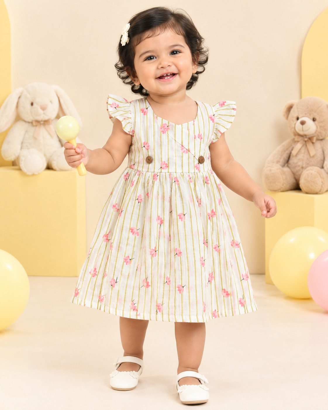 Lotus White - Muslin Frock