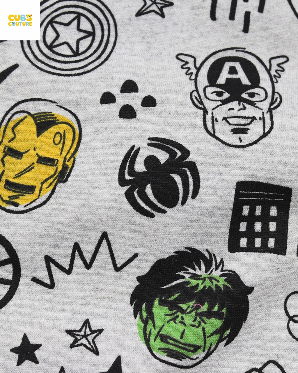 Grey Avengers Full Sleeve Co-ords