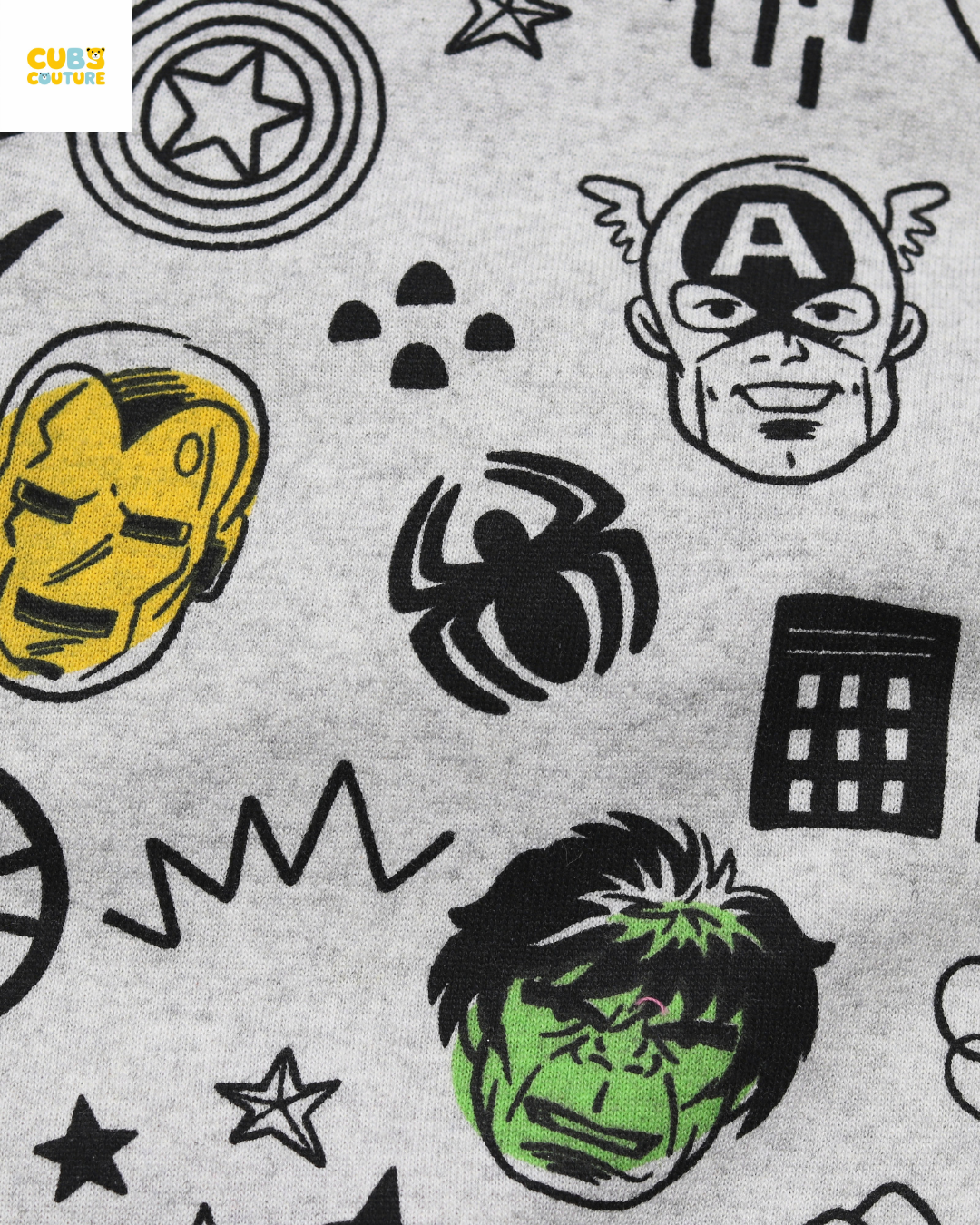 Grey Avengers Full Sleeve Co-ords