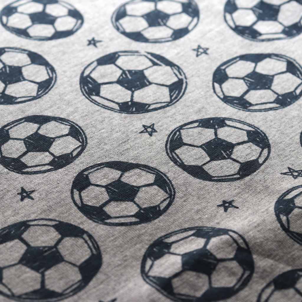 Grey Football Half Sleeve - Shorts Co-Ords
