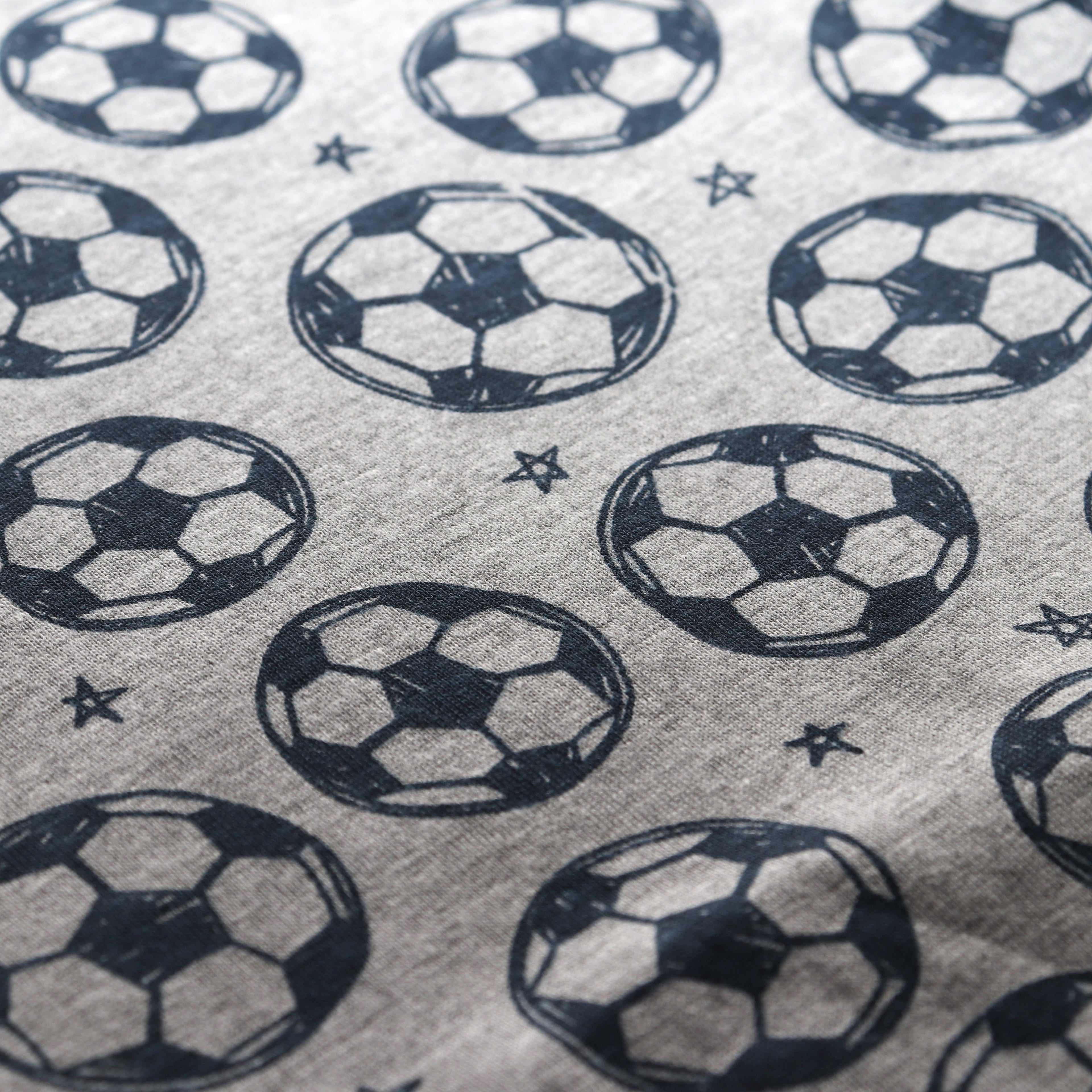 Grey Football Half Sleeve - Shorts Co-Ords