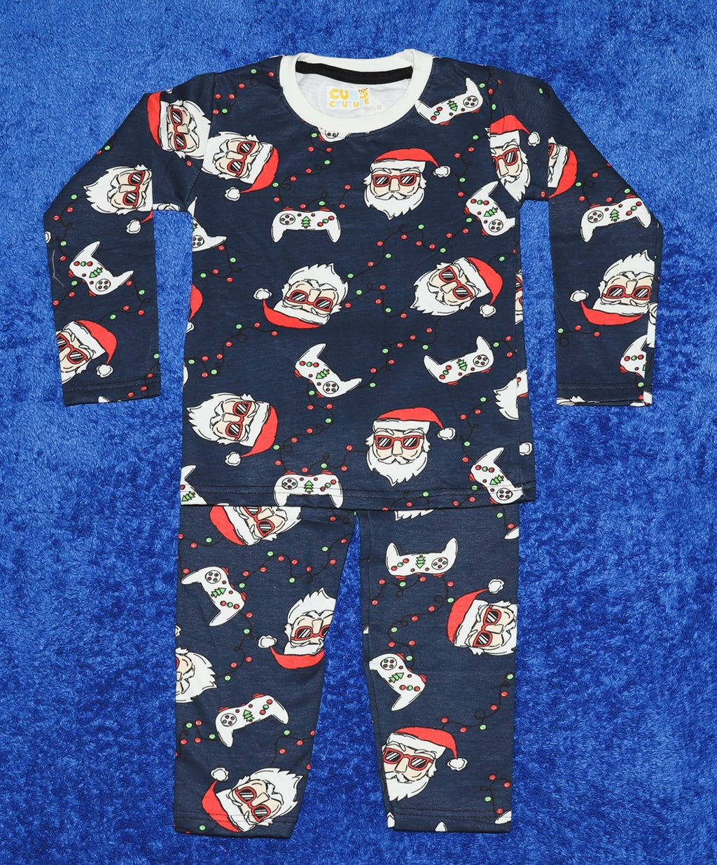 Navy Blue Santa Co-Ords