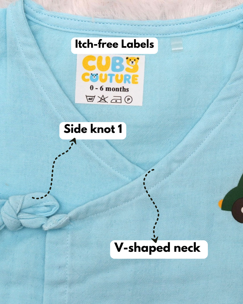 Ice-Blue Kimono Co-Ords Sets