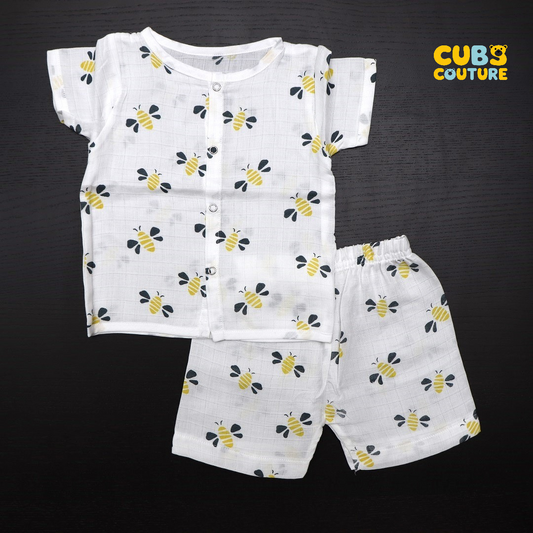 Bees Muslin Co-ords Set