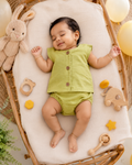 Olive Green Muslin 2-Layer Jabla