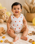Orange Dots Muslin Flip-Jabla