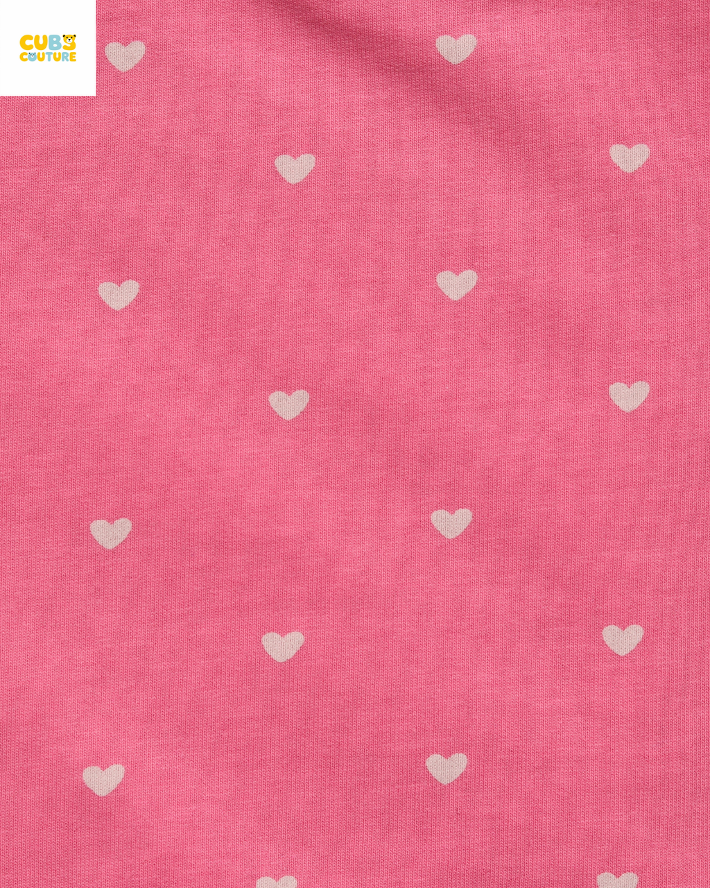 Pink Hearts Full Sleeve Co-ords
