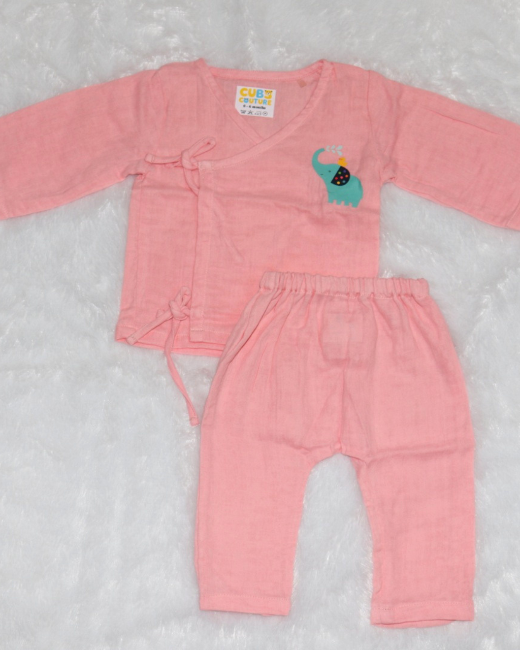 Peach Kimono Co-Ords Sets