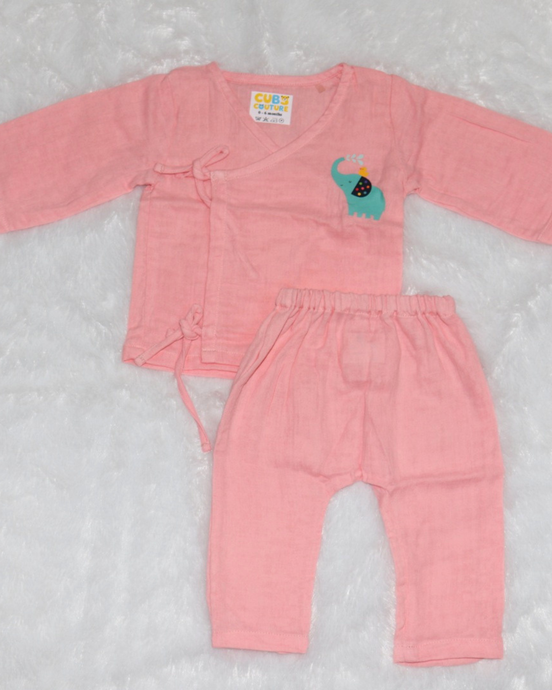 Peach Kimono Co-Ords Sets