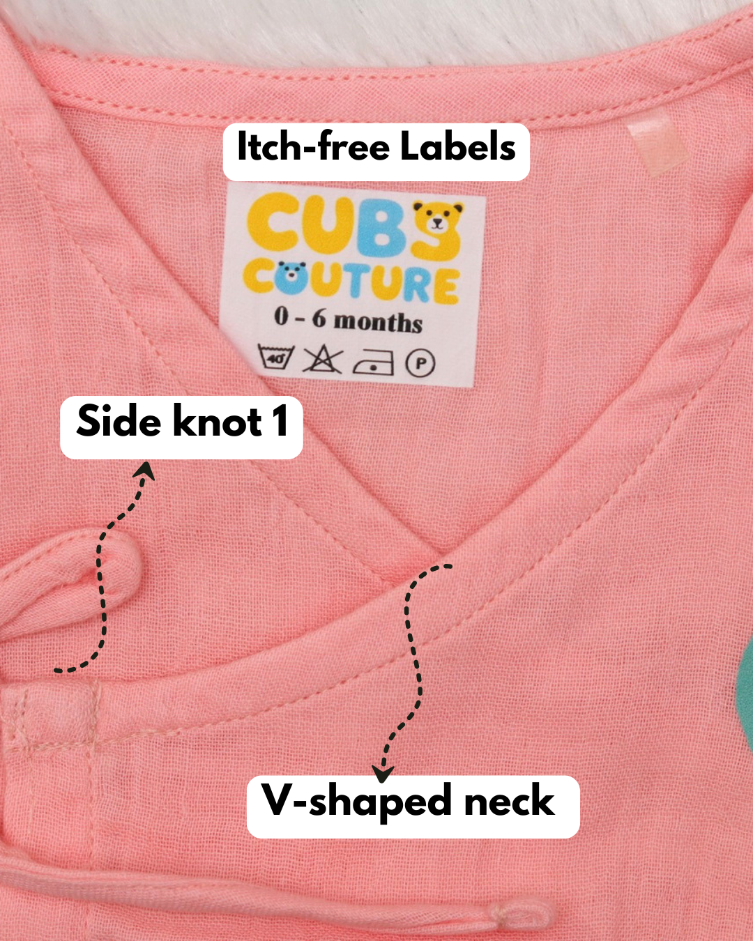 Peach Kimono Co-Ords Sets