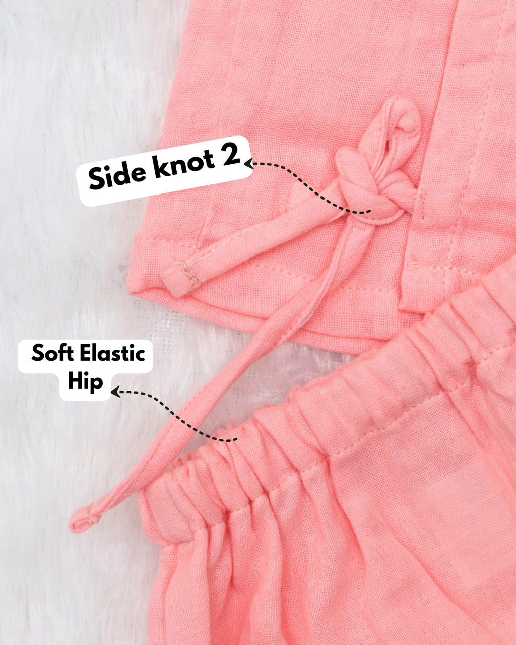 Peach Kimono Co-Ords Sets