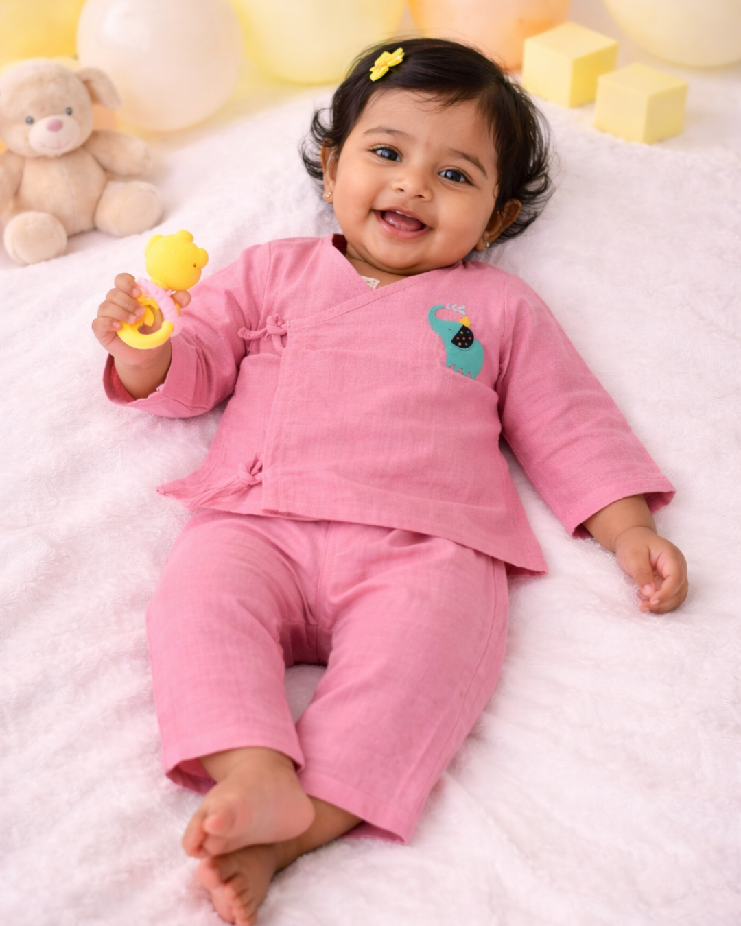 Peach Kimono Co-Ords Sets