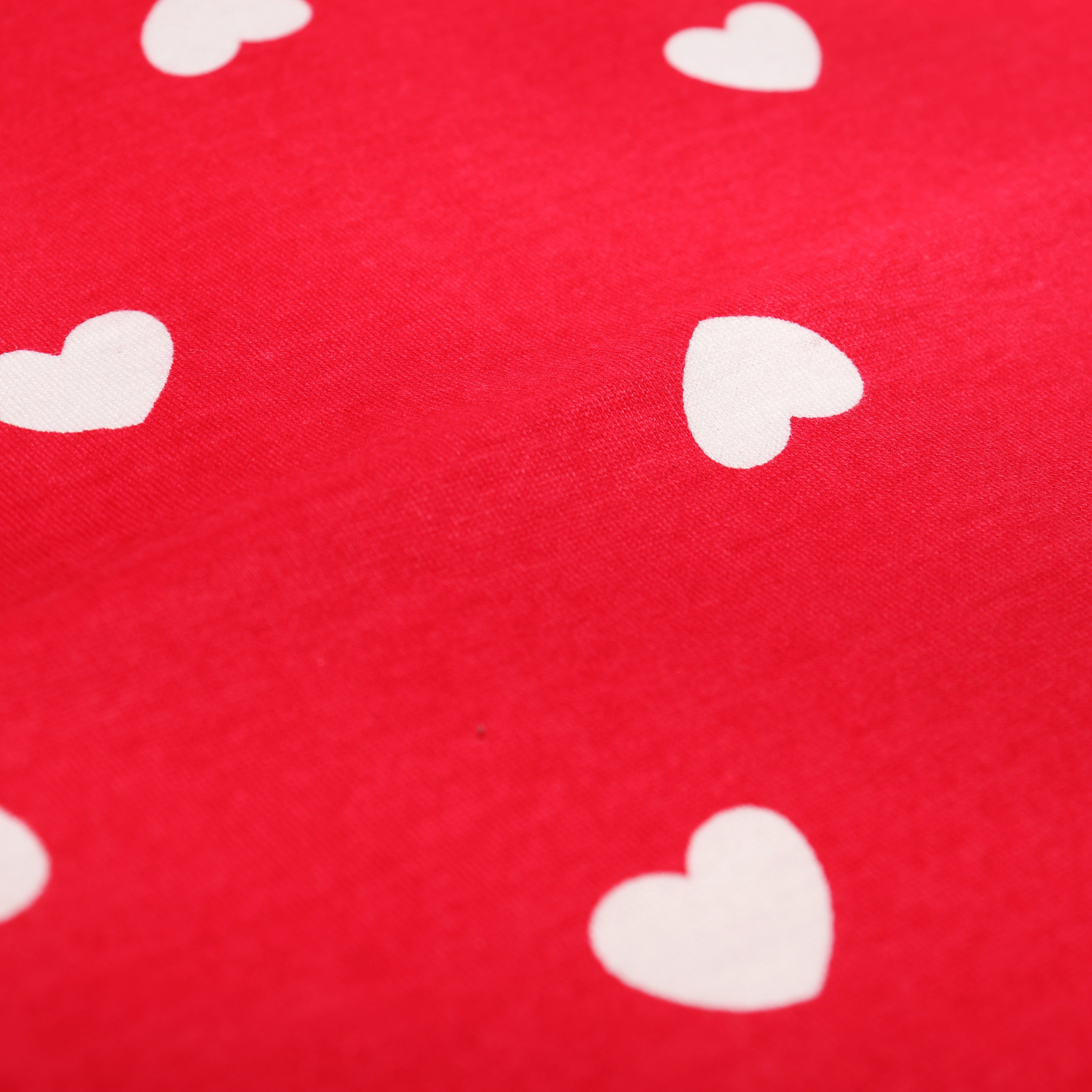 Red Hearts Half Sleeve - Shorts Co-Ords