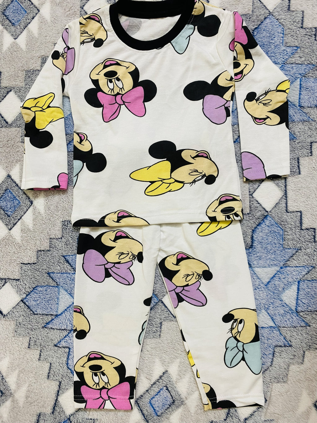 White Mickey Minnie Co-Ords